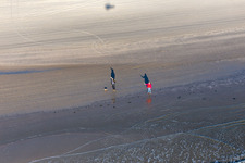 Plage de Fanoe Bath à Fanø dans le département Syddanmark, Danemark vue d'en haut