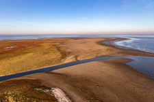 Fanø dans le département Syddanmark, Danemark hors des airs