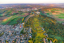 Vue aérienne de Asperg dans le département Bade-Wurtemberg, Allemagne