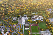 Vue aérienne de Université d'éducation à le quartier Eglosheim in Ludwigsburg dans le département Bade-Wurtemberg, Allemagne