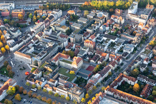 Vue aérienne de École Sophie Scholl à le quartier Ludwigsburg-Mitte in Ludwigsburg dans le département Bade-Wurtemberg, Allemagne