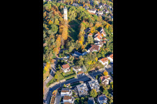 Vue aérienne de Structure de la tour d'observation de la tour d'Engelberg à Leonberg dans le département Bade-Wurtemberg, Allemagne
