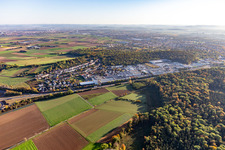 Vue aérienne de Quartier Kallenberg in Korntal-Münchingen dans le département Bade-Wurtemberg, Allemagne