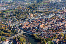 Nürtingen dans le département Bade-Wurtemberg, Allemagne hors des airs