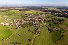 Vue aérienne de Quartier Hoppetenzell in Stockach dans le département Bade-Wurtemberg, Allemagne
