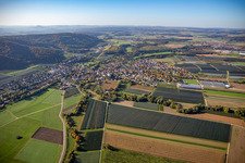 Vue aérienne de Quartier Wahlwies in Stockach dans le département Bade-Wurtemberg, Allemagne