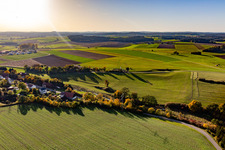 Vue aérienne de DULFC Sauldorf-Boll à le quartier Boll in Sauldorf dans le département Bade-Wurtemberg, Allemagne