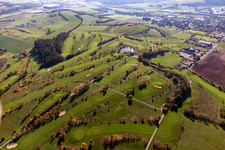 Club de golf Steigerwald e.V. à Geiselwind dans le département Bavière, Allemagne hors des airs