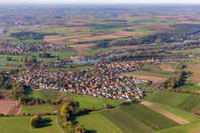 Vue aérienne de Quartier Münsterschwarzach in Schwarzach am Main dans le département Bavière, Allemagne