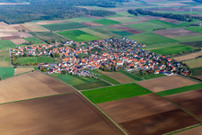 Photographie aérienne de Quartier Gernach in Kolitzheim dans le département Bavière, Allemagne