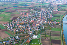 Photographie aérienne de Bergrheinfeld dans le département Bavière, Allemagne