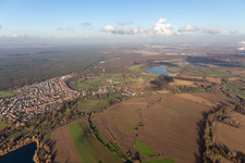 Vue aérienne de Berg dans le département Rhénanie-Palatinat, Allemagne