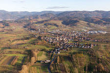Vue aérienne de Quartier Ulm in Renchen dans le département Bade-Wurtemberg, Allemagne