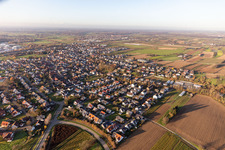 Vue aérienne de Appenweier dans le département Bade-Wurtemberg, Allemagne