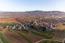 Vue aérienne de Quartier Bohlsbach in Offenburg dans le département Bade-Wurtemberg, Allemagne