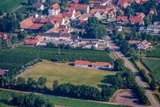 Impflingen dans le département Rhénanie-Palatinat, Allemagne vue du ciel