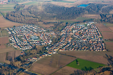 Vue oblique de Kuhardt dans le département Rhénanie-Palatinat, Allemagne