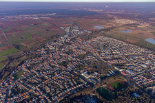 Image drone de Rülzheim dans le département Rhénanie-Palatinat, Allemagne