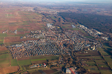 Vue aérienne de Quartier Herxheim in Herxheim bei Landau dans le département Rhénanie-Palatinat, Allemagne