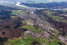 Vue aérienne de Quartier Öflingen in Wehr dans le département Bade-Wurtemberg, Allemagne