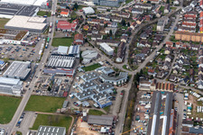 Vue aérienne de Académie des affaires à le quartier Wiechs in Schopfheim dans le département Bade-Wurtemberg, Allemagne