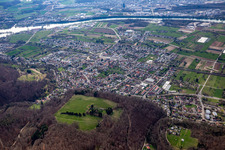 Vue aérienne de Quartier Wyhlen in Grenzach-Wyhlen dans le département Bade-Wurtemberg, Allemagne