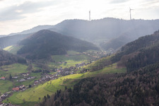Vue aérienne de Football à Gengenbach dans le département Bade-Wurtemberg, Allemagne