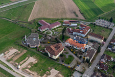 Vue aérienne de Maison de retraite et de soins d'Ortenau à Gengenbach dans le département Bade-Wurtemberg, Allemagne