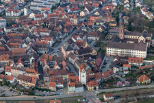 Gengenbach dans le département Bade-Wurtemberg, Allemagne vue du ciel