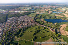 Image drone de Jockgrim dans le département Rhénanie-Palatinat, Allemagne