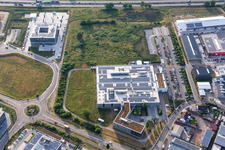 Vue aérienne de Zone industrielle nord, DBK à Rülzheim dans le département Rhénanie-Palatinat, Allemagne