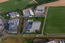 Vue aérienne de Transac à Rülzheim dans le département Rhénanie-Palatinat, Allemagne