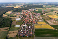 Hatzenbühl dans le département Rhénanie-Palatinat, Allemagne d'un drone