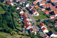 Vue oblique de Eußerthal dans le département Rhénanie-Palatinat, Allemagne