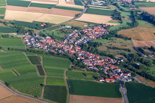 Photographie aérienne de Dierbach dans le département Rhénanie-Palatinat, Allemagne