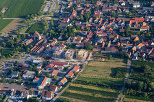 Vue oblique de Quartier Schweigen in Schweigen-Rechtenbach dans le département Rhénanie-Palatinat, Allemagne