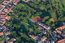 Image drone de Seebach dans le département Bas Rhin, France