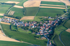 Crœttwiller dans le département Bas Rhin, France d'en haut