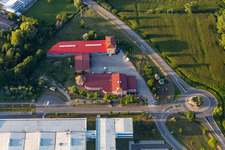 Vue oblique de Hagenbach dans le département Rhénanie-Palatinat, Allemagne