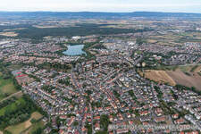 Photographie aérienne de Brühl dans le département Bade-Wurtemberg, Allemagne