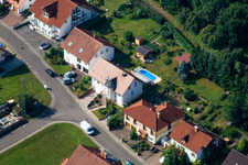 Ritter-Stephan-von-Mörlheim-Straße à Eußerthal dans le département Rhénanie-Palatinat, Allemagne vue d'en haut