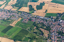 Steinfeld dans le département Rhénanie-Palatinat, Allemagne vue d'en haut