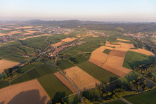 Niederhorbach dans le département Rhénanie-Palatinat, Allemagne vue d'en haut