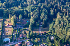 Photographie aérienne de Au Sägmühlweiher depuis le nord à Ludwigswinkel dans le département Rhénanie-Palatinat, Allemagne
