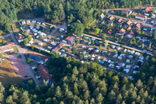 Photographie aérienne de Camping Club Pirmansens à Schöntalweiher à Ludwigswinkel dans le département Rhénanie-Palatinat, Allemagne