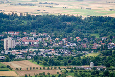 Vue aérienne de Du sud-est à Herrenberg dans le département Bade-Wurtemberg, Allemagne