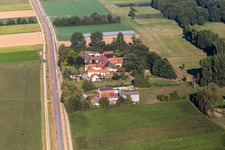 Quartier Minderslachen in Kandel dans le département Rhénanie-Palatinat, Allemagne hors des airs