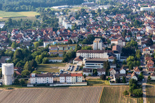 Vue aérienne de Terrain de la clinique de l'hôpital Asklepios Südpfalzkliniken à Kandel dans le département Rhénanie-Palatinat, Allemagne
