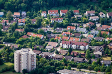 Vue aérienne de Sud à Herrenberg dans le département Bade-Wurtemberg, Allemagne