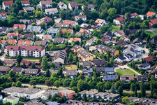 Vue aérienne de Sud à Herrenberg dans le département Bade-Wurtemberg, Allemagne
